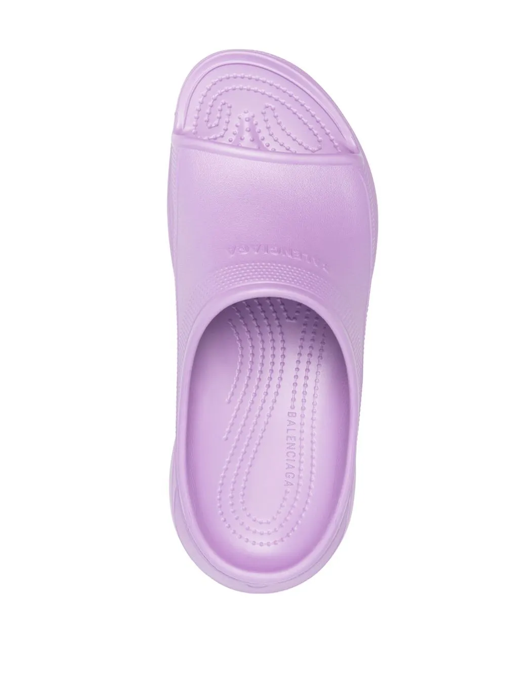 Сандалии Pool Crocs из коллаборации с Crocs BALENCIAGA, фиолетовый — фото 4