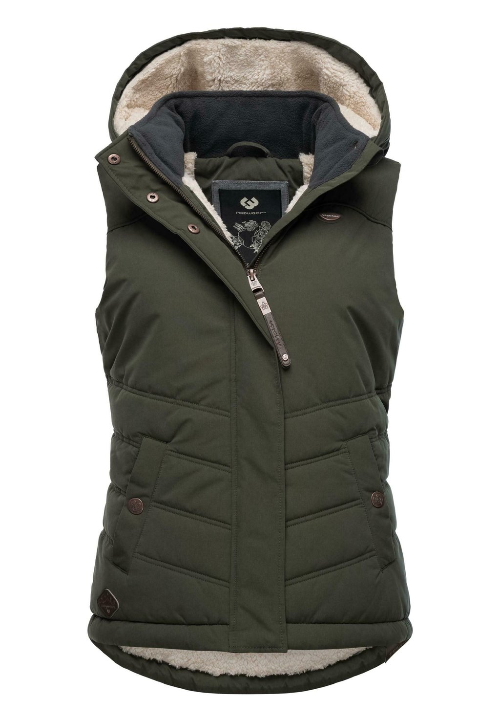 

Топ без рукавов HESTY Ragwear, оливковый