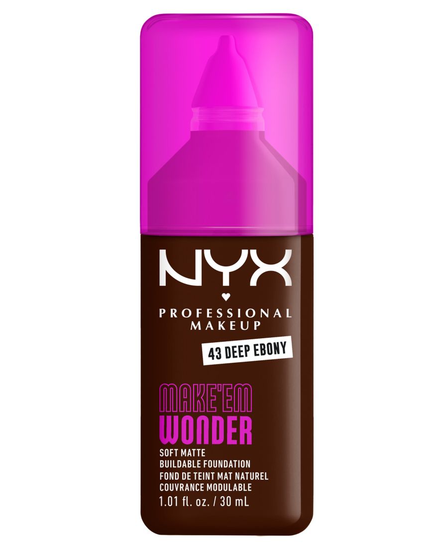 

Тональный крем NYX Professional Makeup Make ’Em Wonder Soft Matte, Deep Ebony, 30 мл