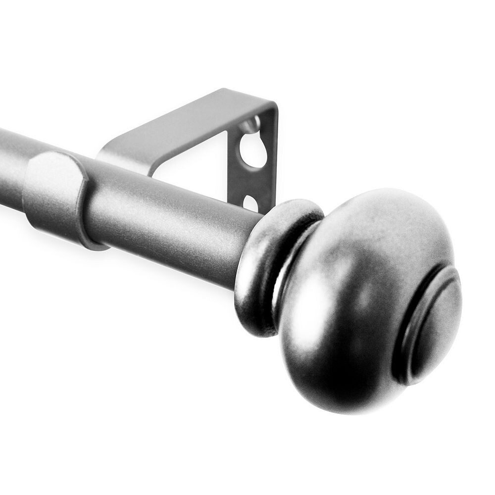 

Карниз для оконных штор Rod Desyne Yolanda, цвет Satin Nickel