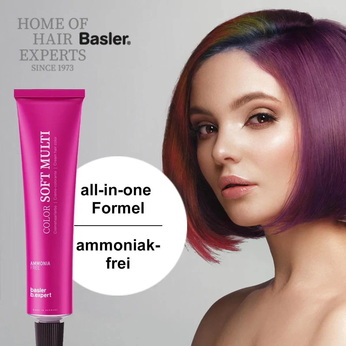 Крем-краска для волос Basler Color Soft Multi Caring Cream Colour 5/0 Light Brown Basler, 5/0 Light Brown — фото 3