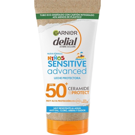 

Детский чувствительный улучшенный солнцезащитный крем SPF 50 мл Delial