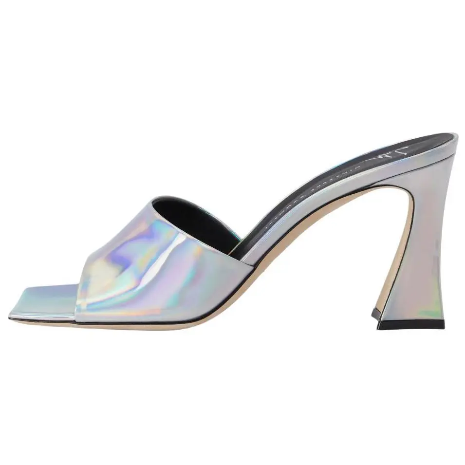 Солен Квадрат Открытый Носок Мулесы Женские Giuseppe Zanotti