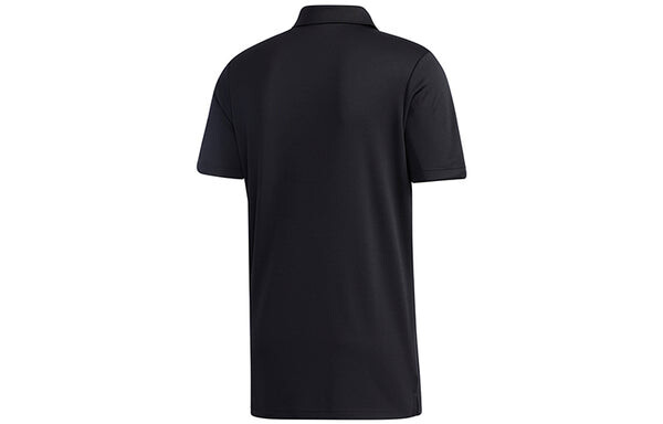 Футболка m d2m polo sports short sleeve polo black Adidas, черный — фото 2