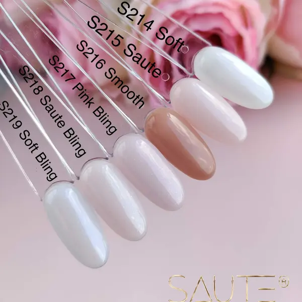 Гибридный лак для ногтей s218 saute bling, 8 мл Saute Nails, цвет s218 saute bling — фото 3