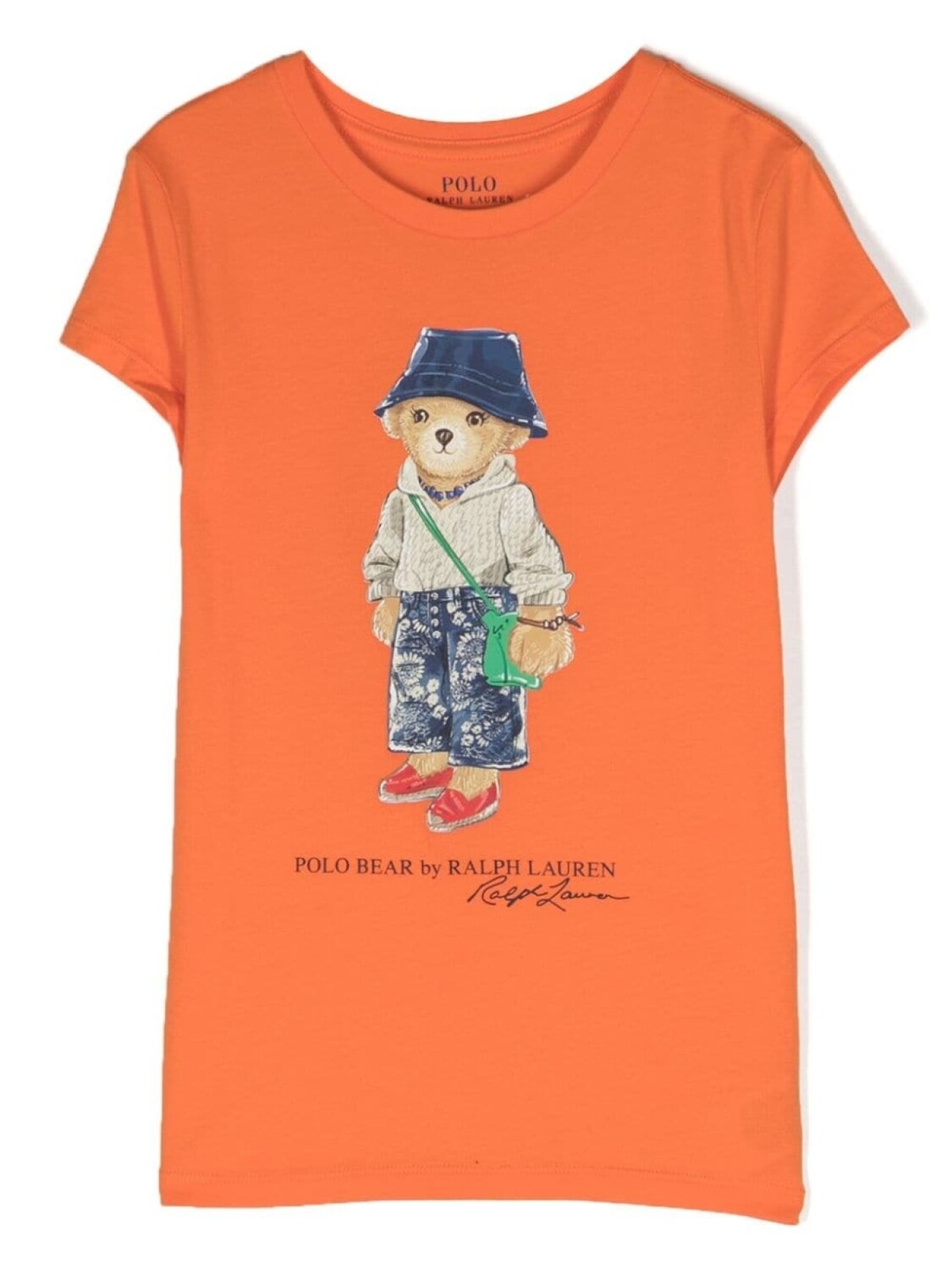 

Ralph Lauren футболка с принтом Polo Bear, оранжевый