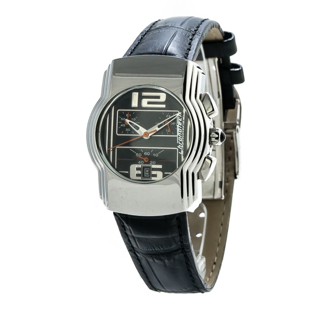 

Женские часы Chronotech Leather, черный