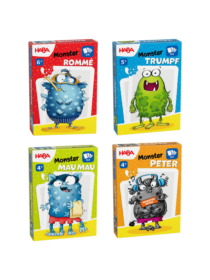 

Haba Классическая коллекция карточных игр Monster в разноцветном исполнении