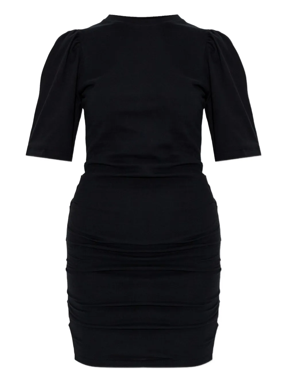 

Мини-платье Mylda с пышными рукавами и сборками Isabel Marant, черный