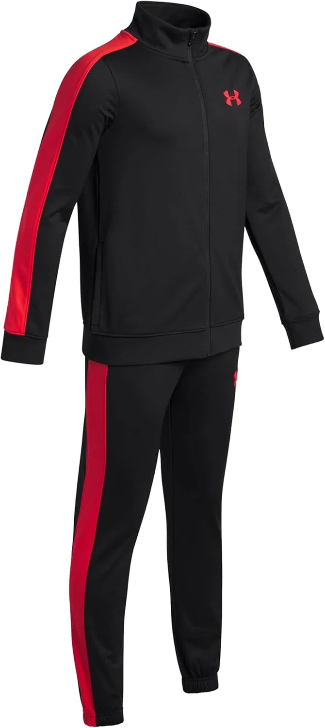Спортивный костюм для мальчиков Under Armour, черный/красный — фото 3