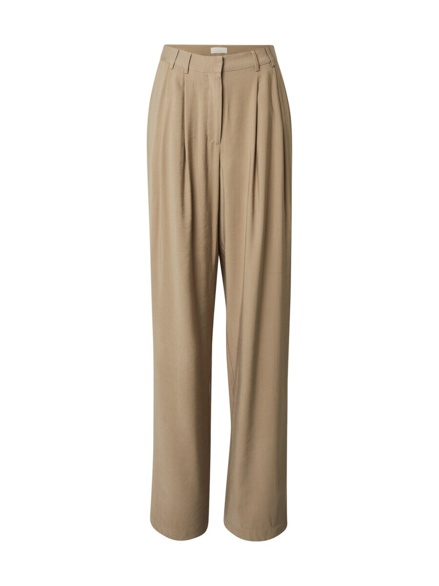 

Брюки со складками спереди LeGer by Lena Gercke Regular Pleat-Front Pants Draco, темно-бежевый