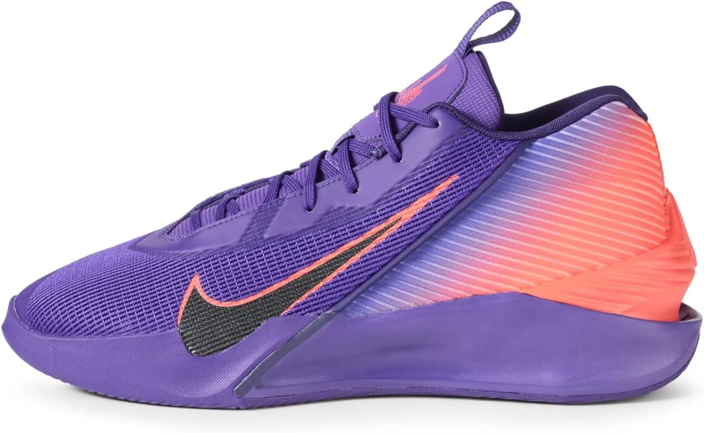 Кроссовки Nike GT Jump Academy на шнуровке, унисекс, для взрослых, Wild Grape Bright Crimson Ink Black