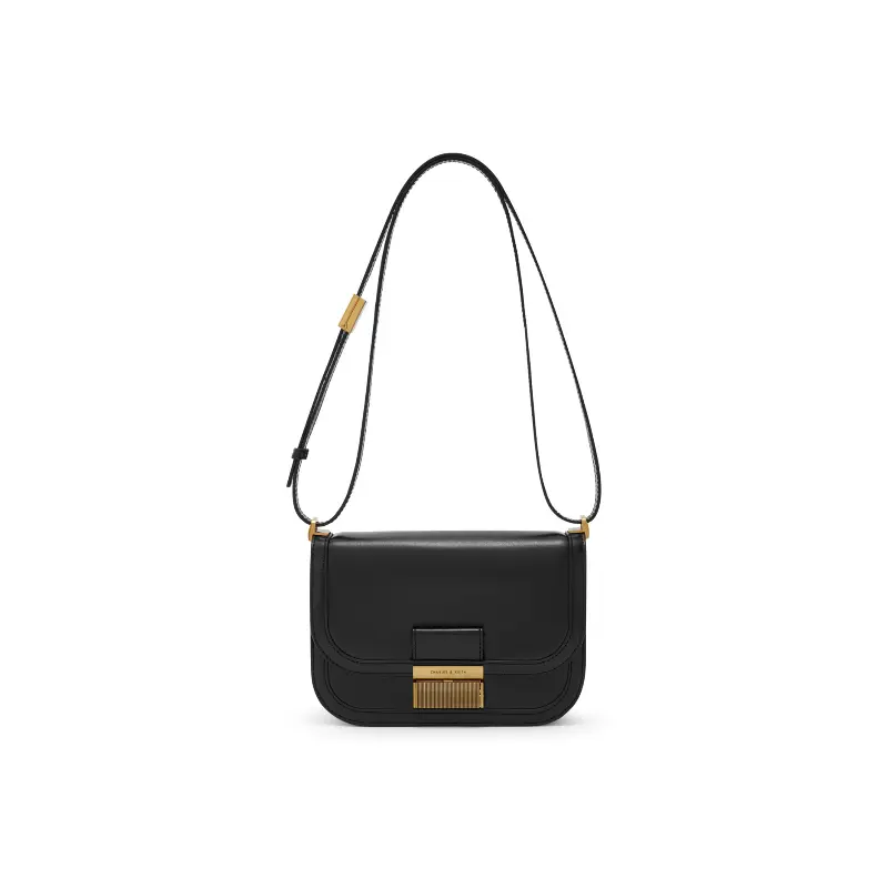 

Charles&Keith CHARLES & KEITH Женская сумка на плечо серии HERO, Черный