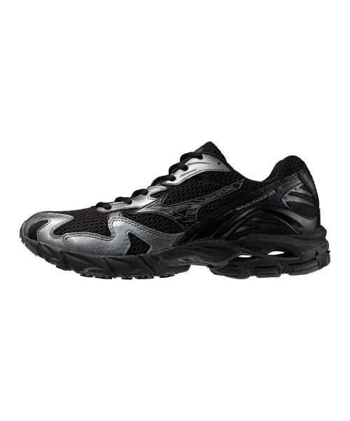 Мужские/женские кроссовки для бега MIZUNO WAVE RIDER 10 чёрные — фото 2