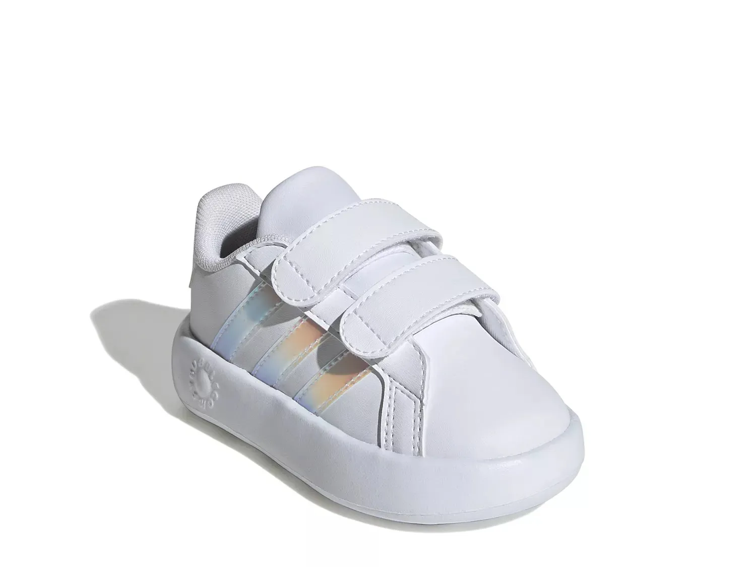 

Кроссовки Adidas Grand Court 2.0 Slip-On — детские, переливающиеся