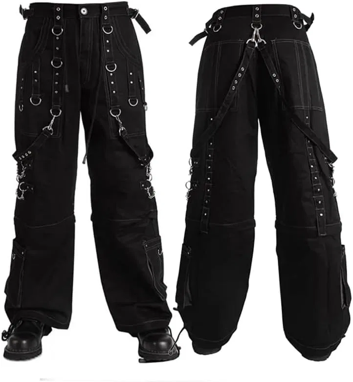 Джинсы с цепями Gothic, Black