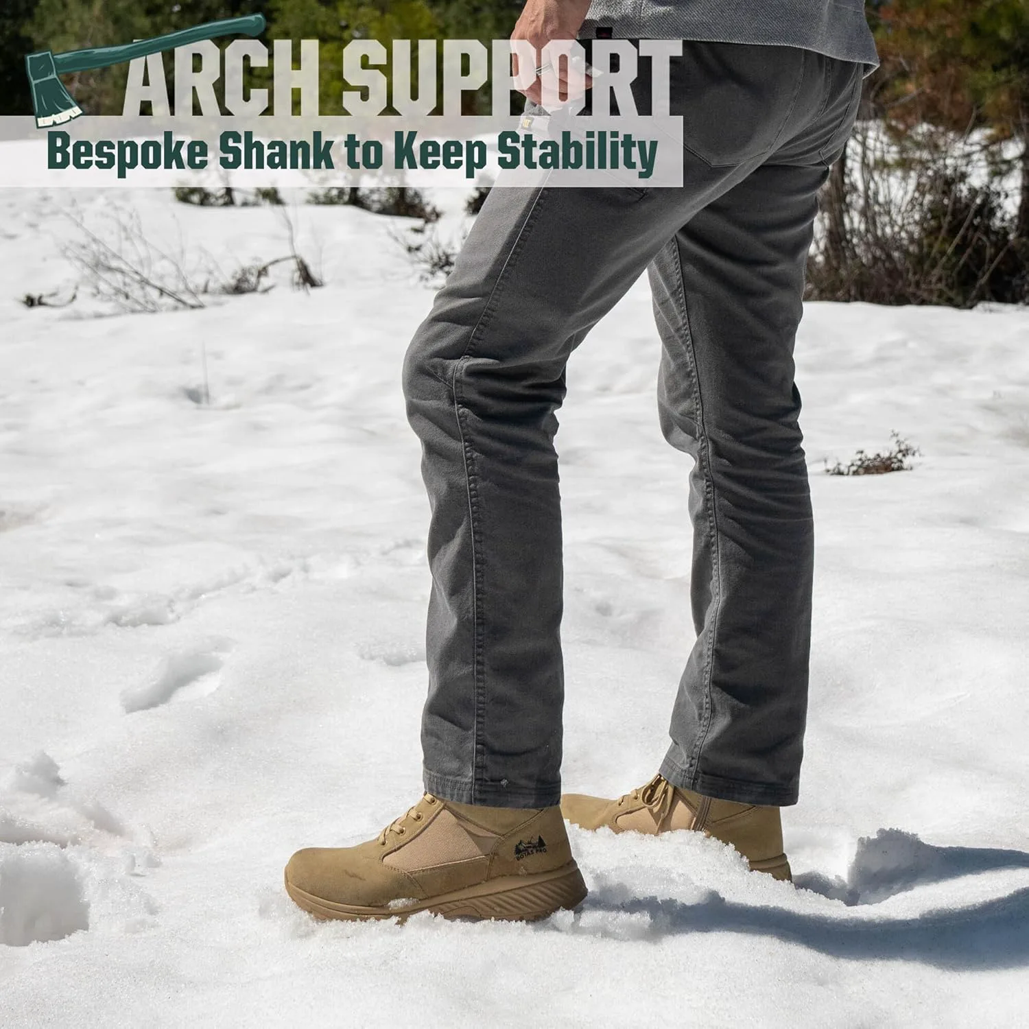 

Тактические ботинки для мужчин с боковой молнией, 8-дюймовые уличные военные рабочие походные ботинки (BP701-703) BOTAS PRO