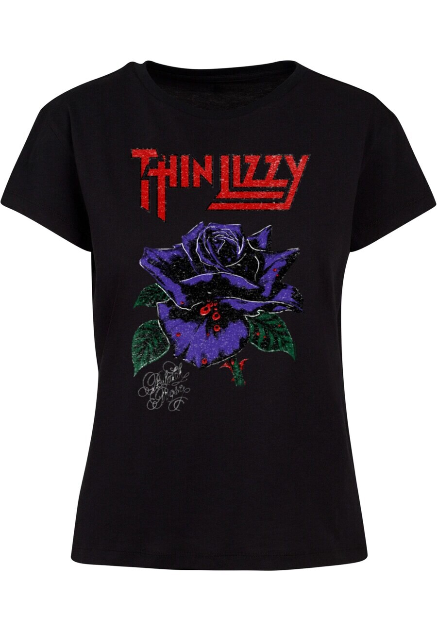 

Футболка Merchcode Shirt Thin Lizzy - Rose, черный