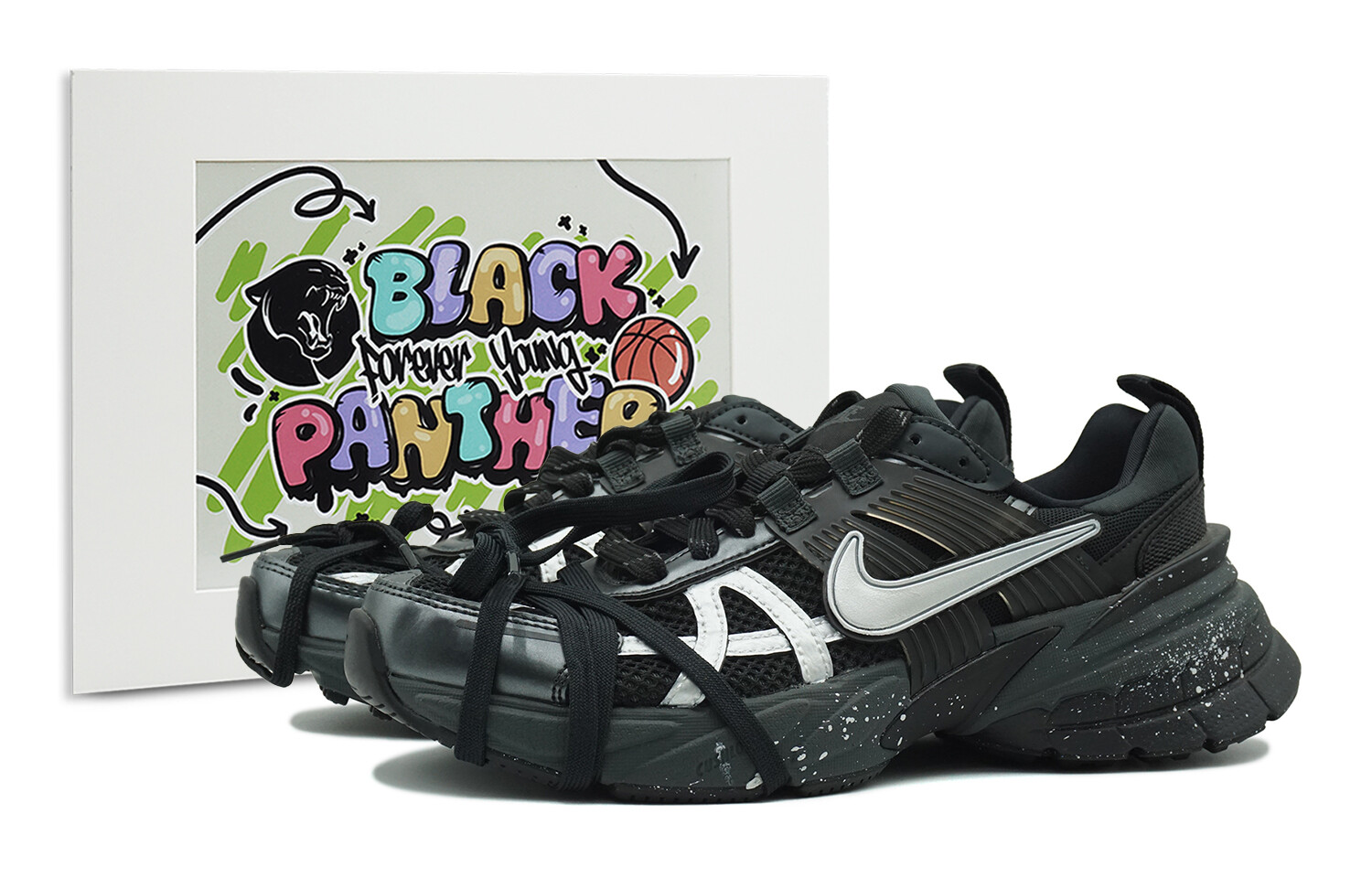 

Nike V2K Run Кроссовки унисекс, Black