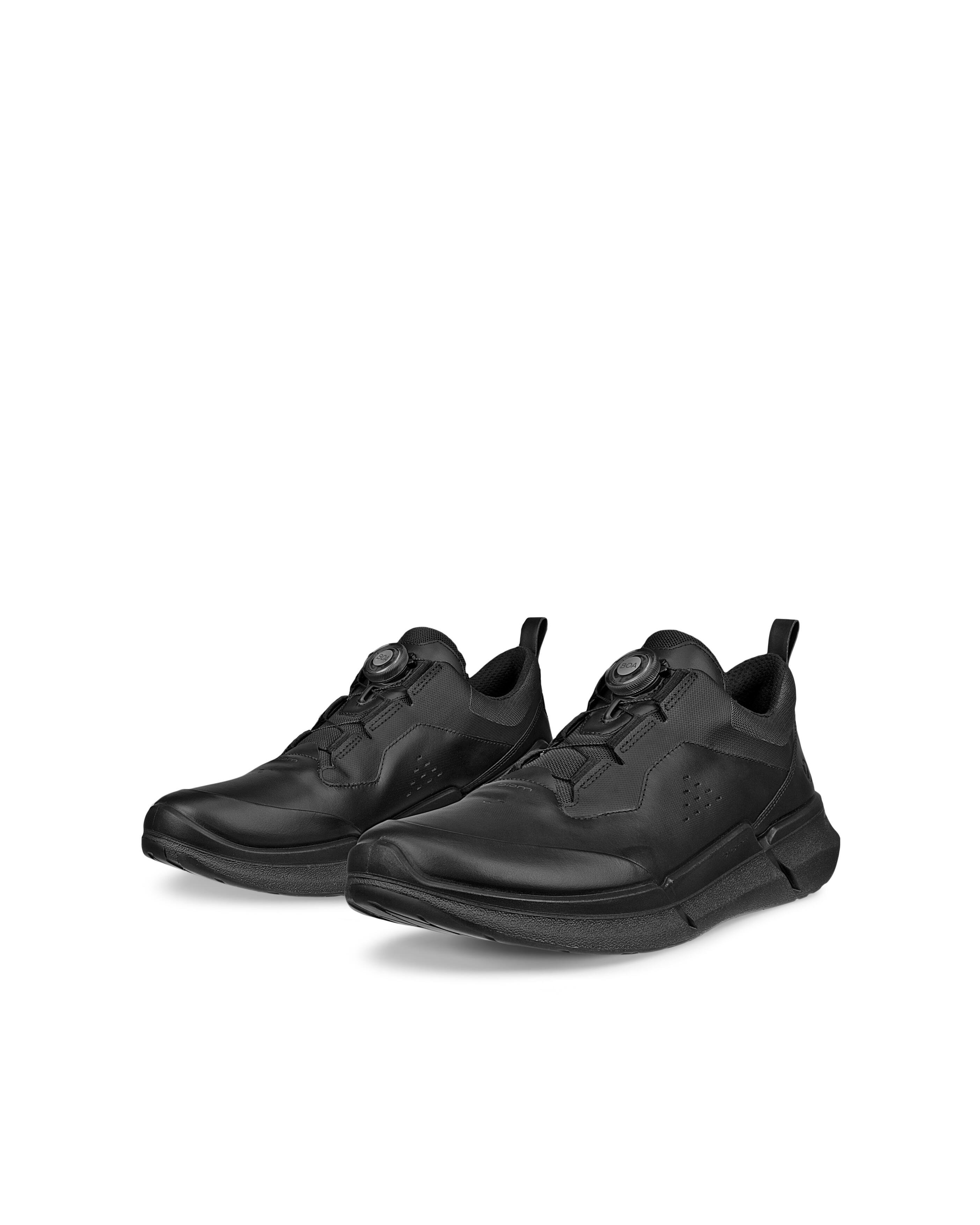 Мужские спортивные кроссовки ECCO Biom 2.2 из натуральной кожи для отдыха, BLACK — фото 4