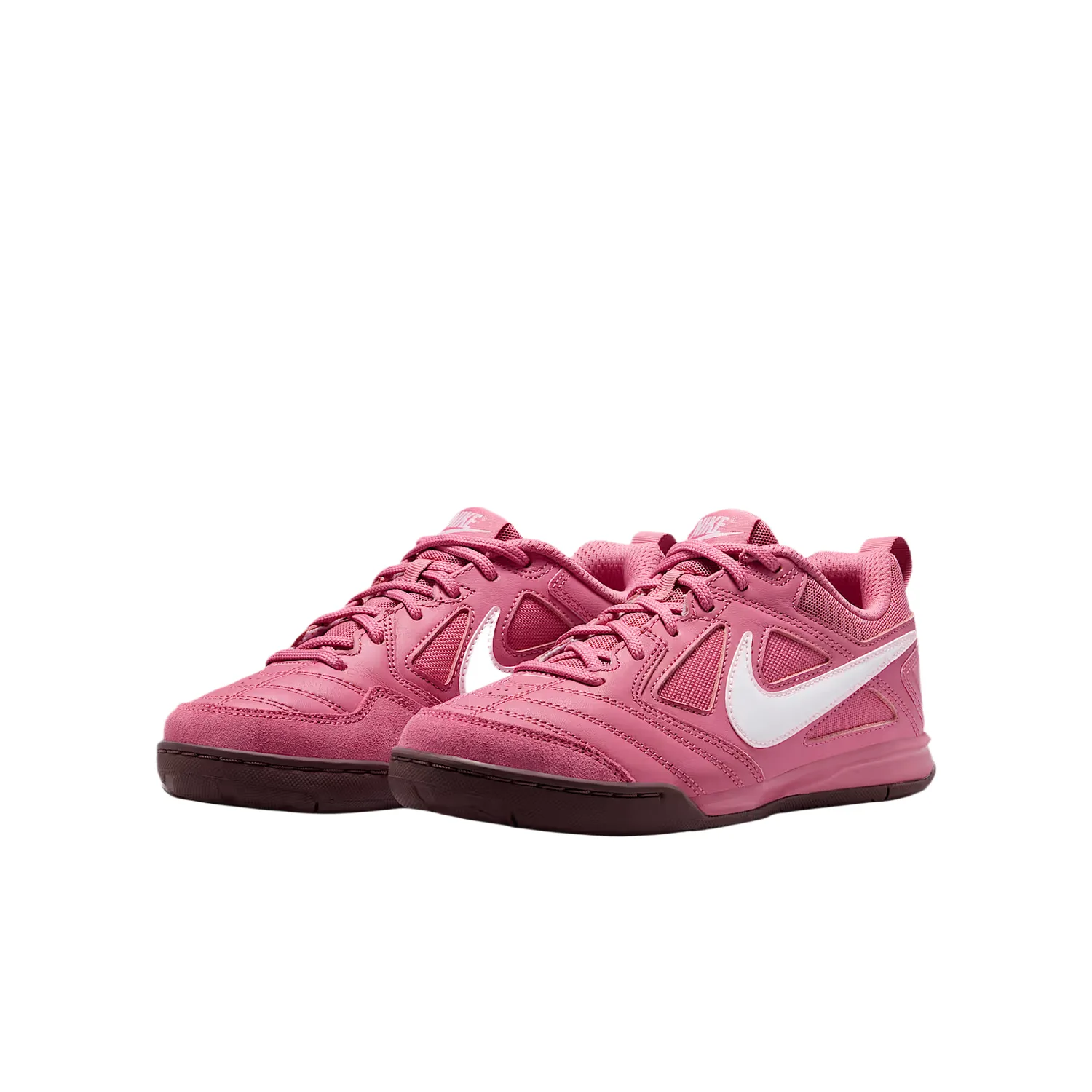 Удобные футбольные бутсы Gato с круглым носком для подростков Nike, Peony/Pink Foam/Tattoo/White — фото 4