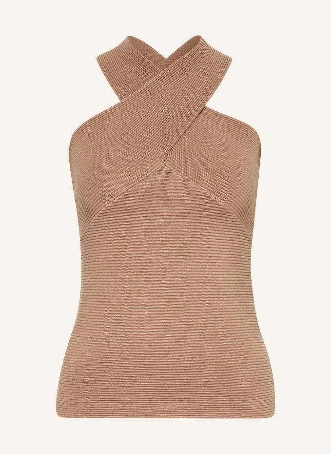 

Вязаный топ дарла Reiss, коричневый