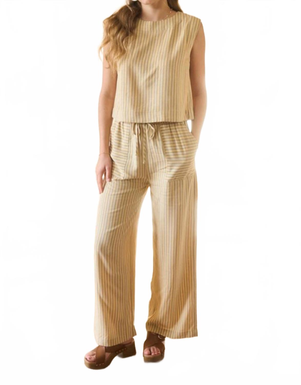 

Эмили полосатый комплект в бежевом Blue Sky Papers