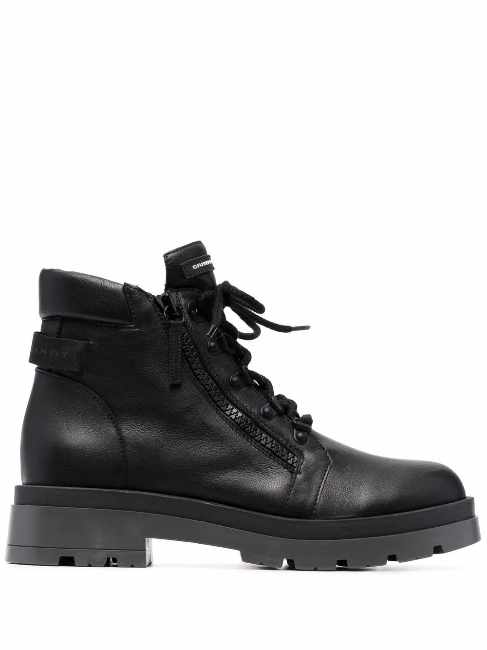 

Ботинки с нашивкой-логотипом Giuseppe Zanotti, черный
