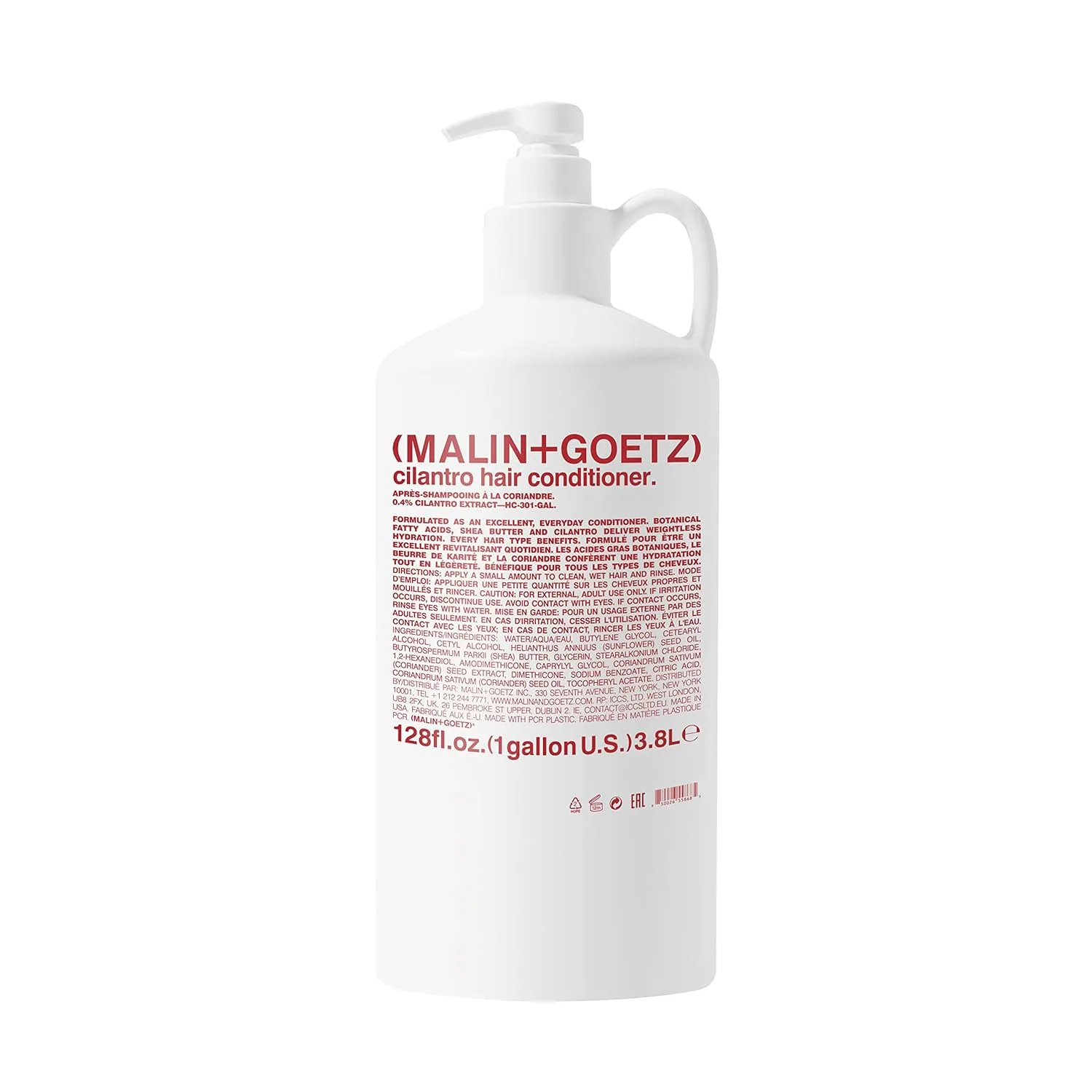 Malin+Goetz кондиционер для волос с кинзой, экстракт кинзы, масло ши, жирные кислоты, увлажняет, распутывает, уменьшает пушистость, веганский, без жестокости (227 г/454 г/дозаправка) 3,628.80 г (1 шт.)