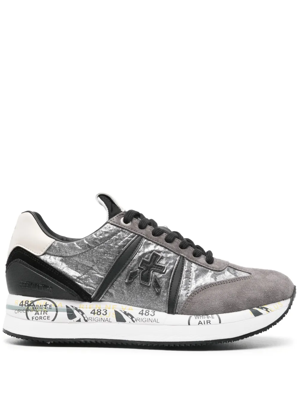 Кроссовки Conny 6986 PREMIATA, серебряный