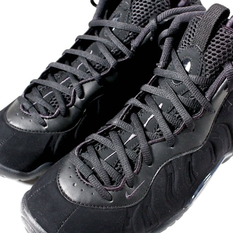 Кроссовки Nike Little Posite One GS 'Triple Black', черный — фото 4