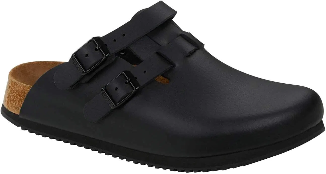 Женские сабо BIRKENSTOCK Kay SL из натуральной кожи, мягкие, узкие Birkenstock Professional, Black 1018227