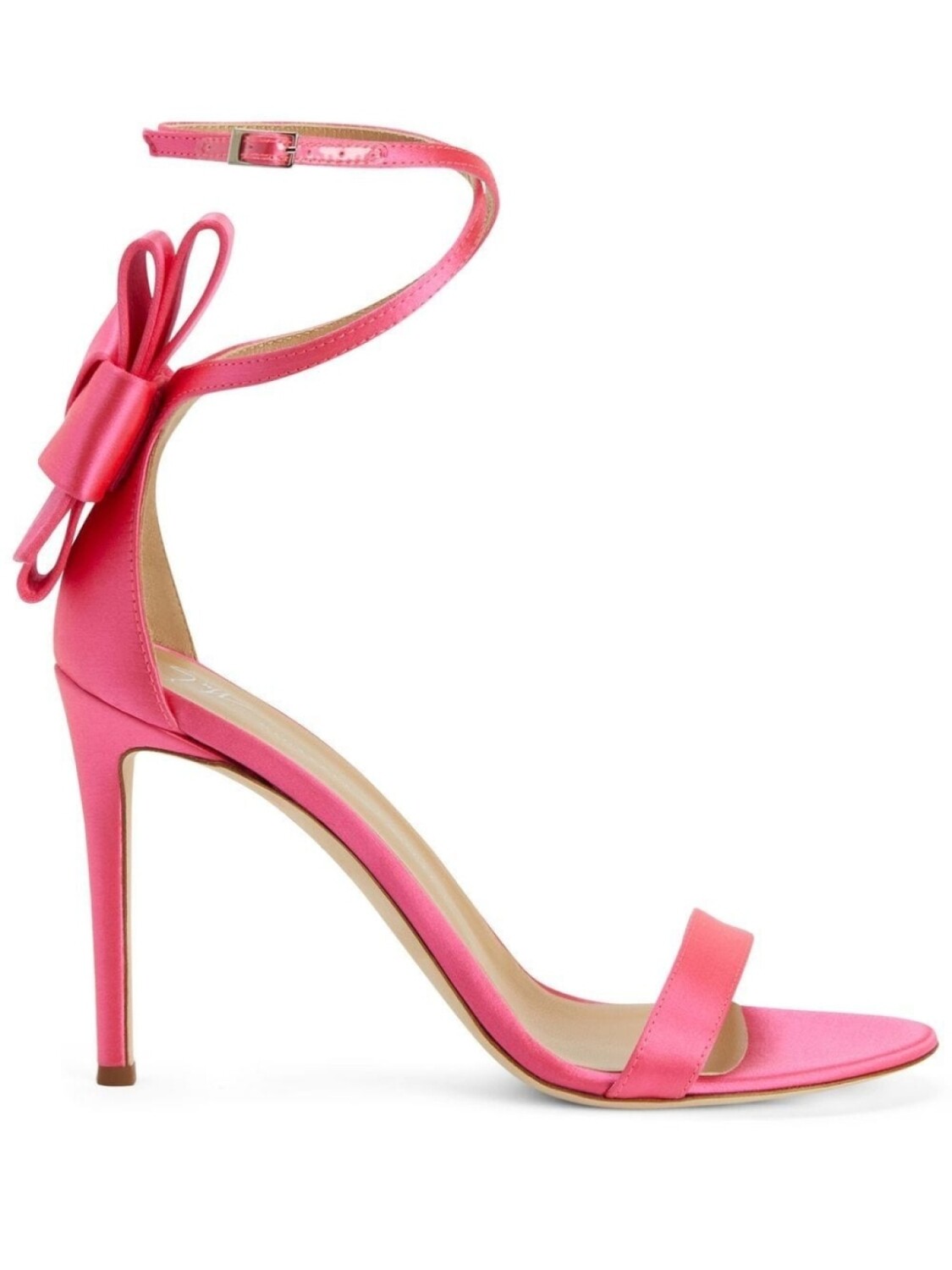 Giuseppe Zanotti босоножки Jodene с бантами, розовый