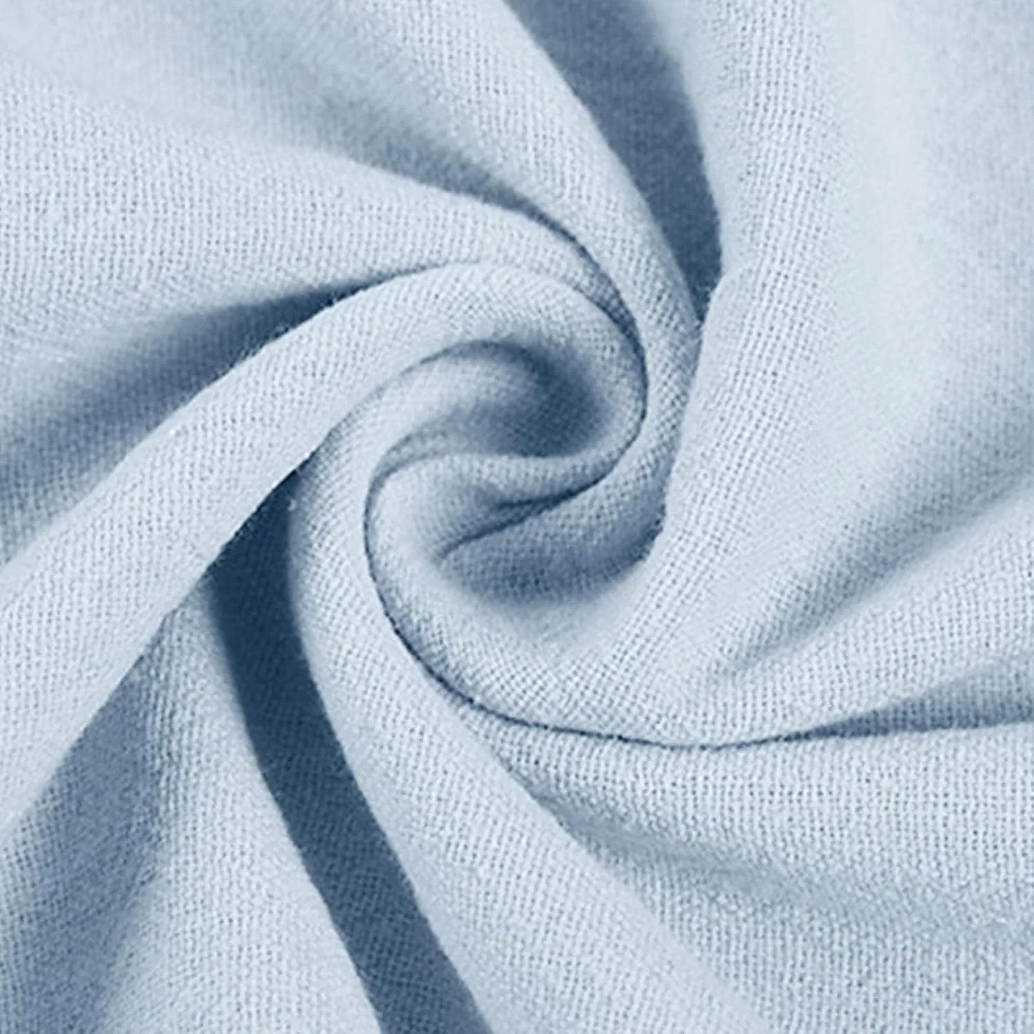 Мужские капри из хлопка и льна, легкие, с эластичным поясом, Sky Blue — фото 4