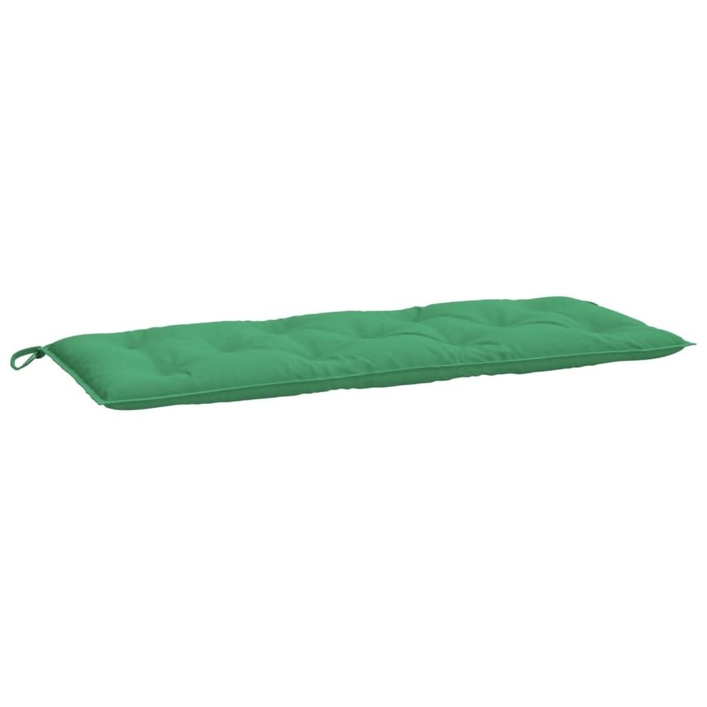 

Подушка для садовой скамейки vidaXL зеленая 120x50x7 см, ткань Оксфорд