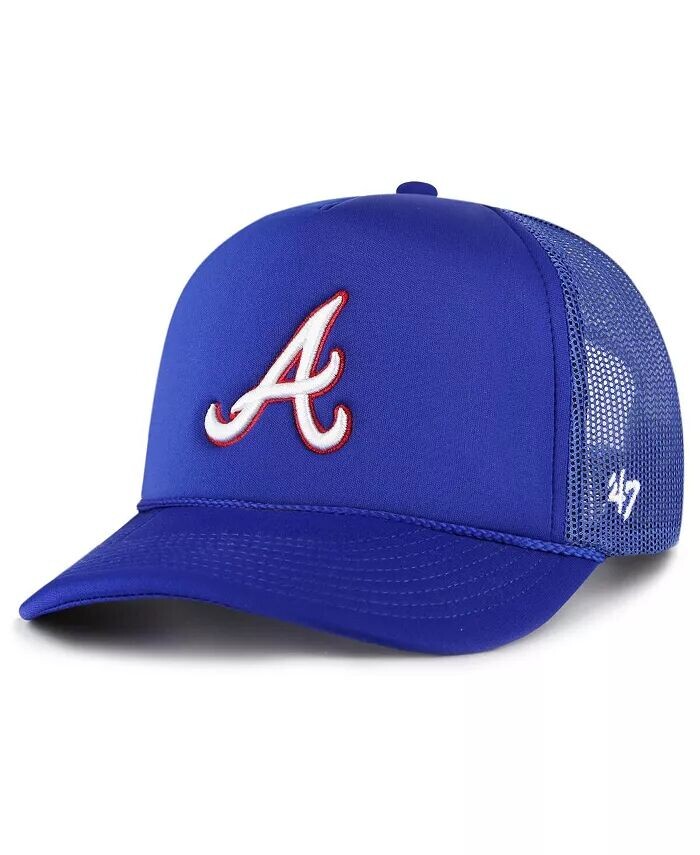 

Мужская кепка Royal Atlanta Braves Foam Logo Trucker Adjustable '47 Brand