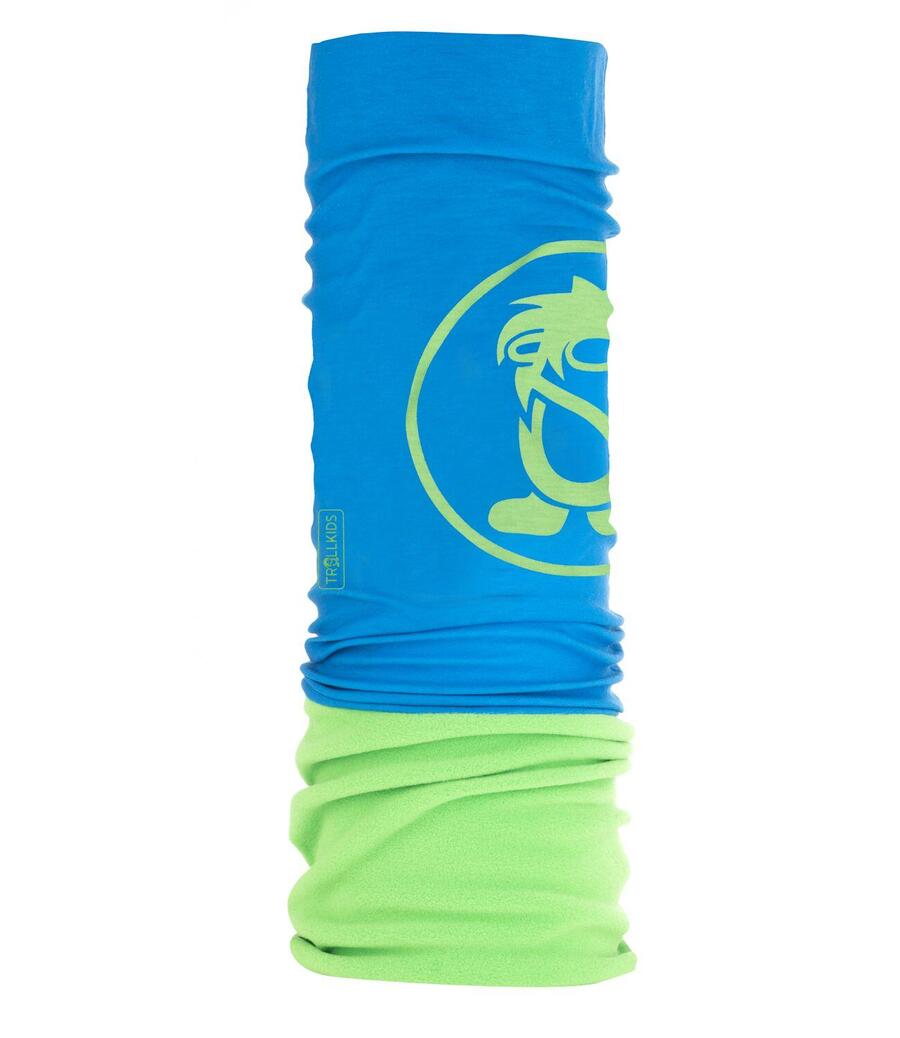 

TROLLKIDS Детский многофункциональный шарф Тролль средний, синий/зелёный, Зеленый, TROLLKIDS Детский многофункциональный шарф Тролль средний, синий/зелёный