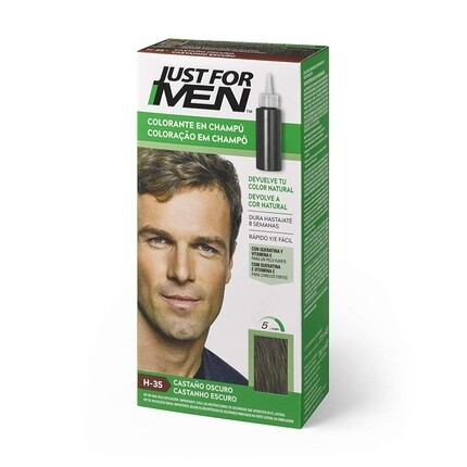 

Шампунь-окрашиватель для темно-коричневых волос 30 мл, Just For Men