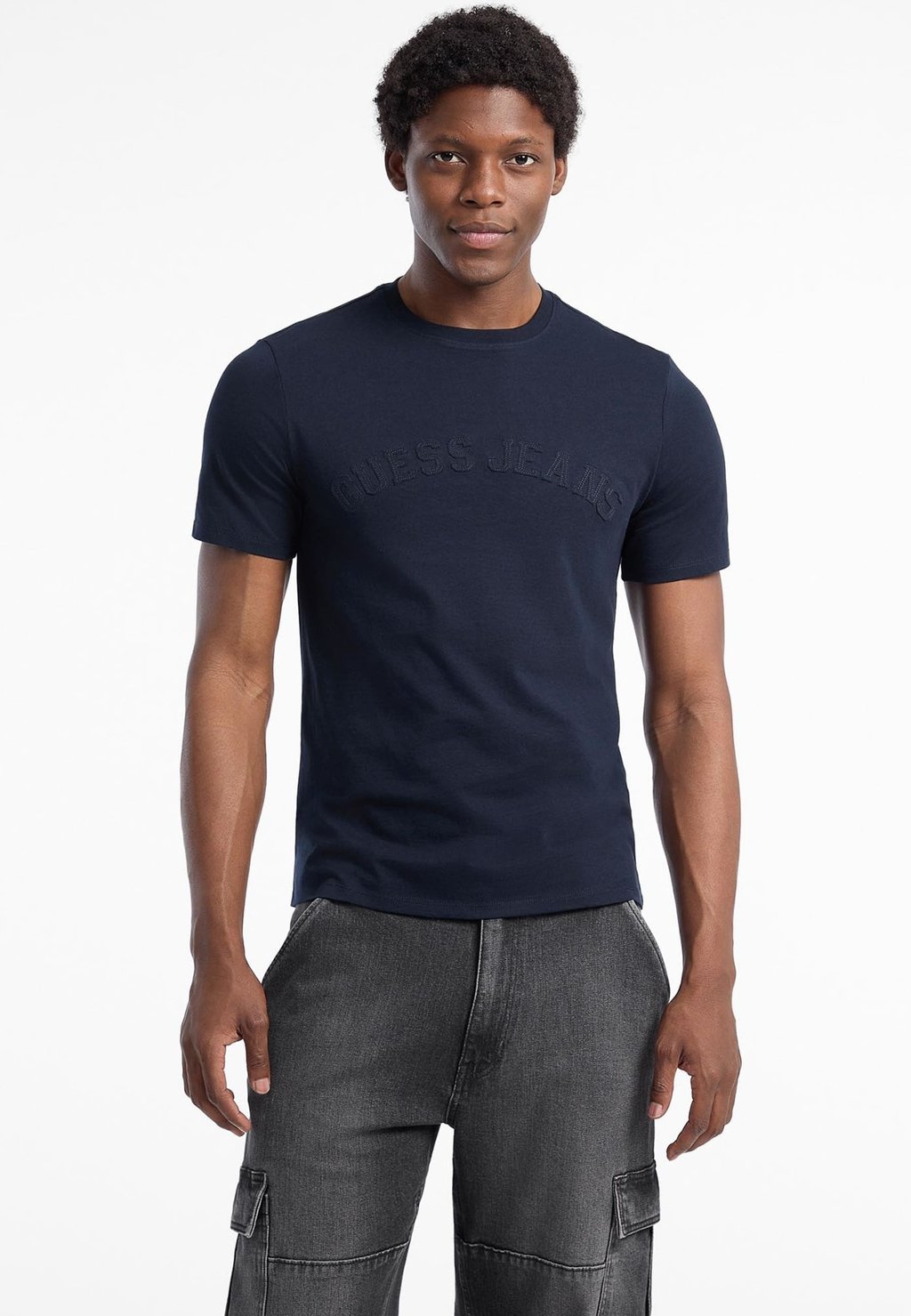 

Футболка с принтом Guess Jeans, синий
