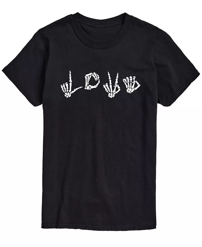 

Мужская футболка Love Skeleton Hands Classic Fit AIRWAVES, черный