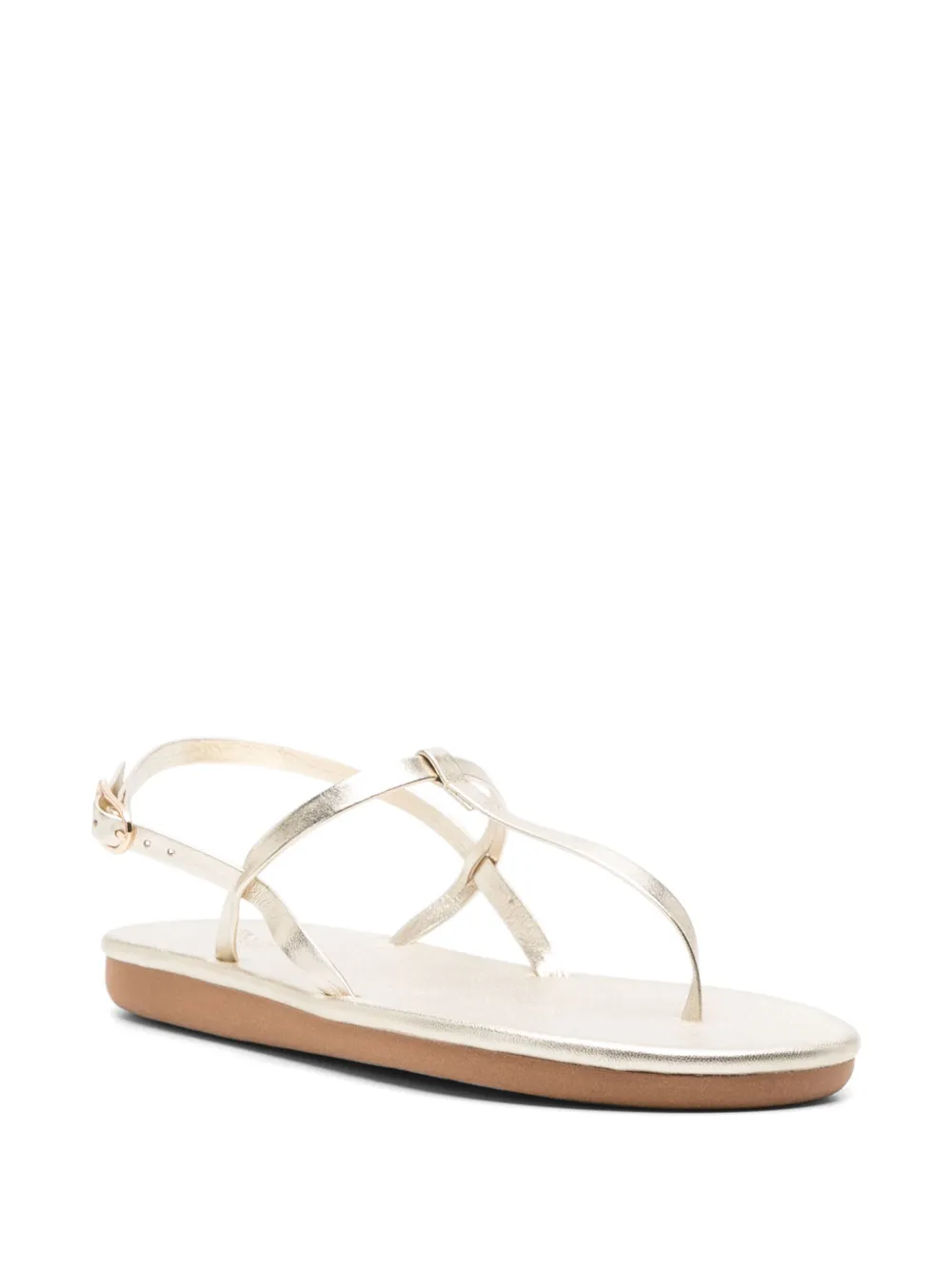 Сандалии Lito с Т-образным ремешком Ancient Greek Sandals, золотой — фото 2