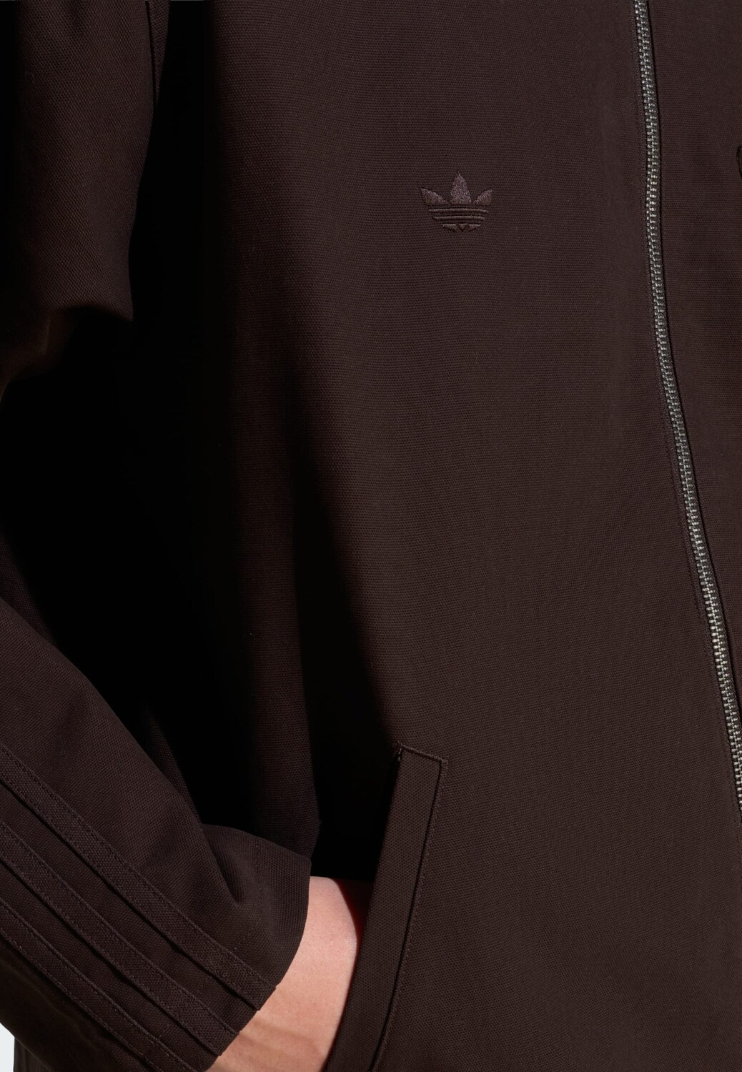 Adidas Originals Куртка для межсезонья в каштаново-коричневом цвете — фото 4