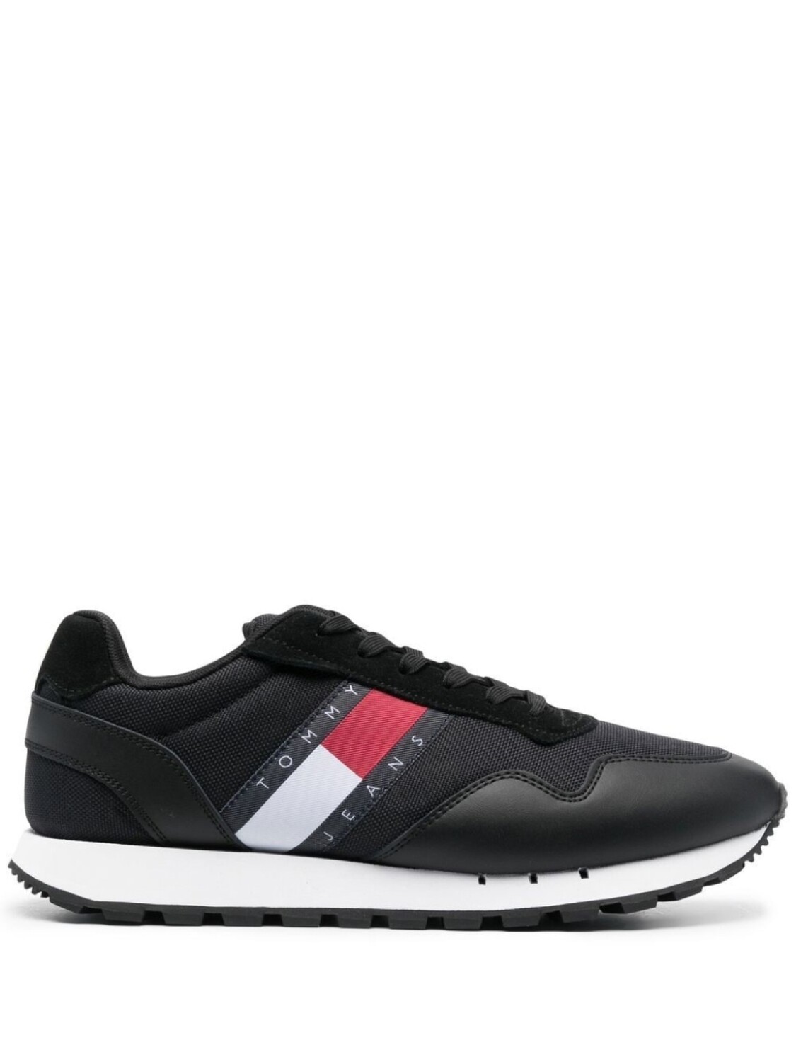 

Кроссовки Tommy Jeans Lace-up, черный/белый/красный