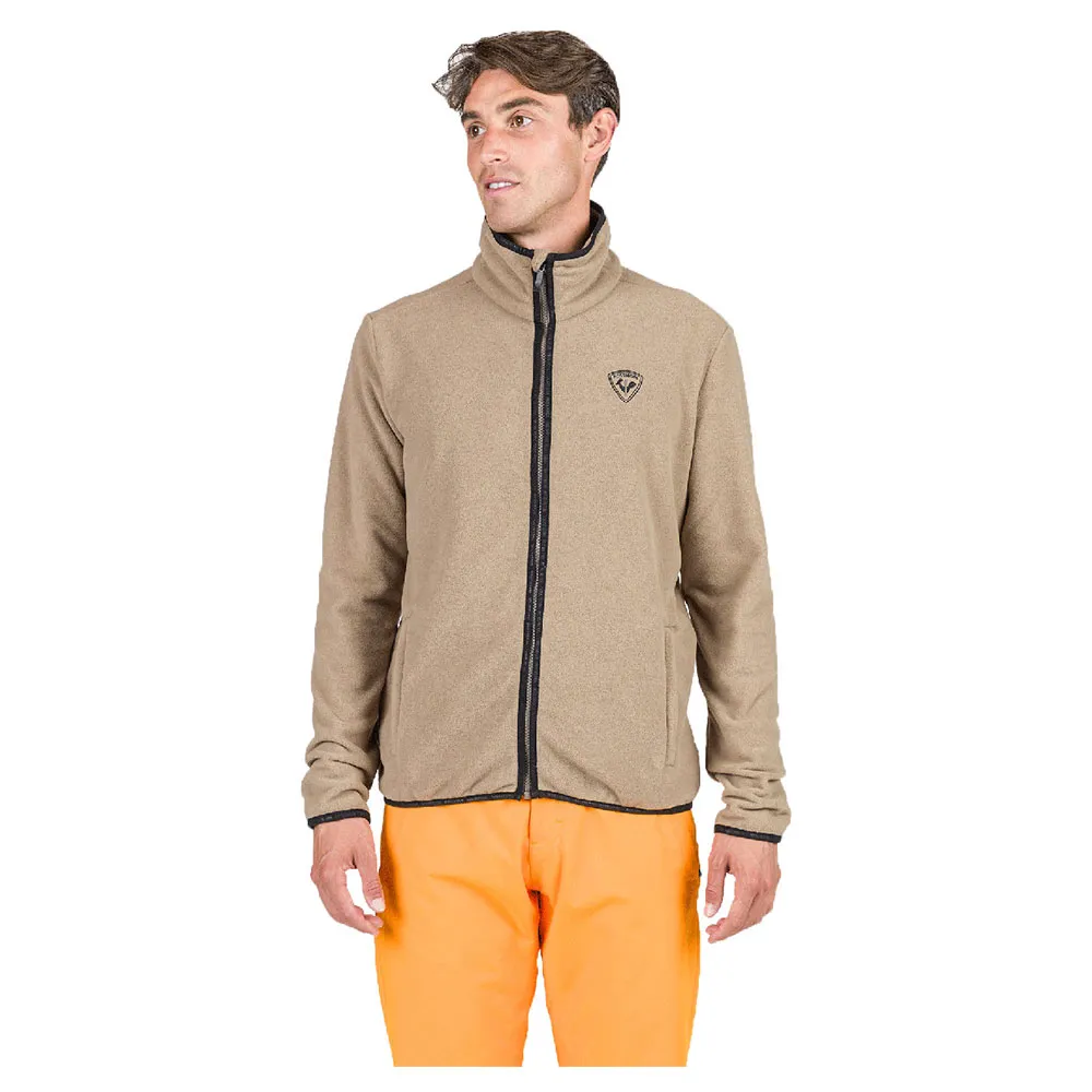 

Флис Rossignol Strawpile full zip, коричневый