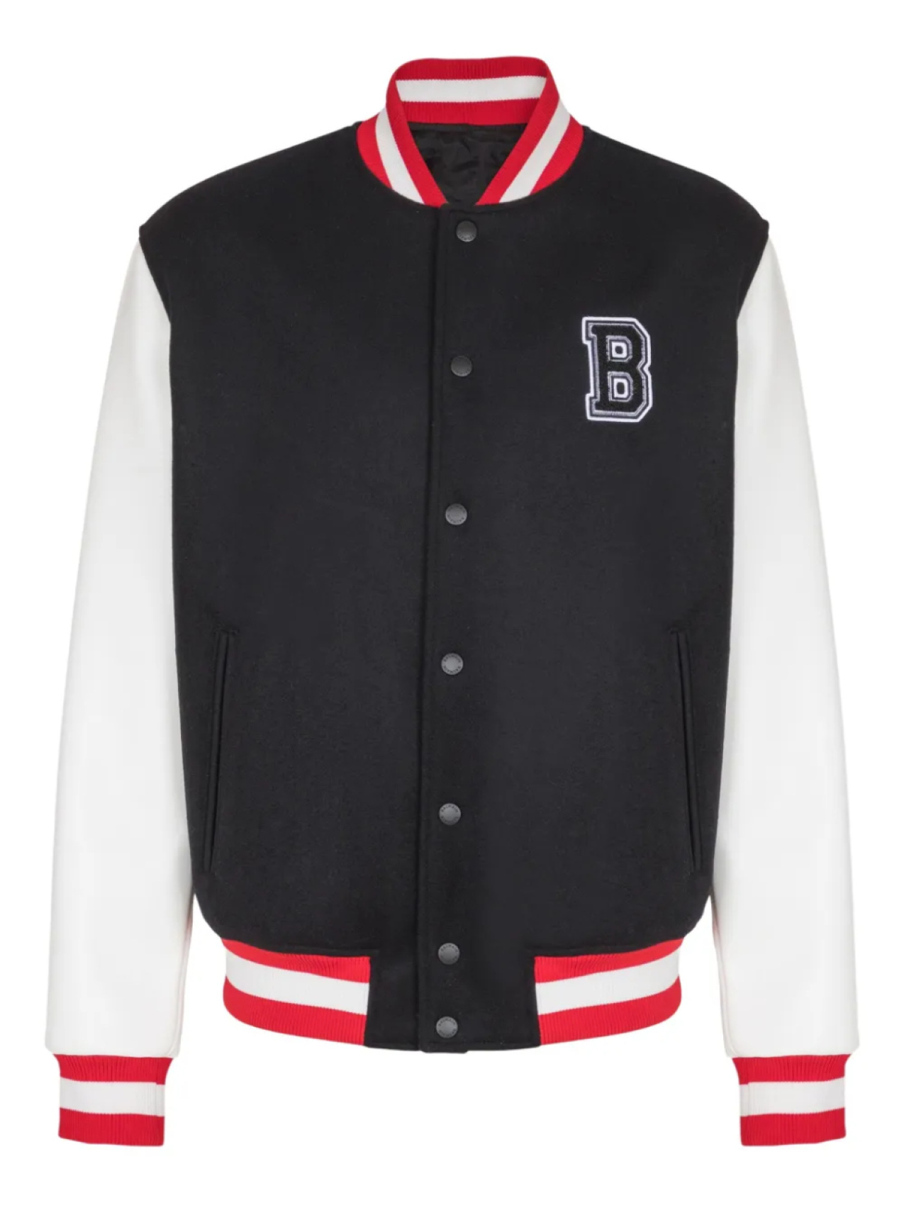 

Balmain бомбер Varsity, черный