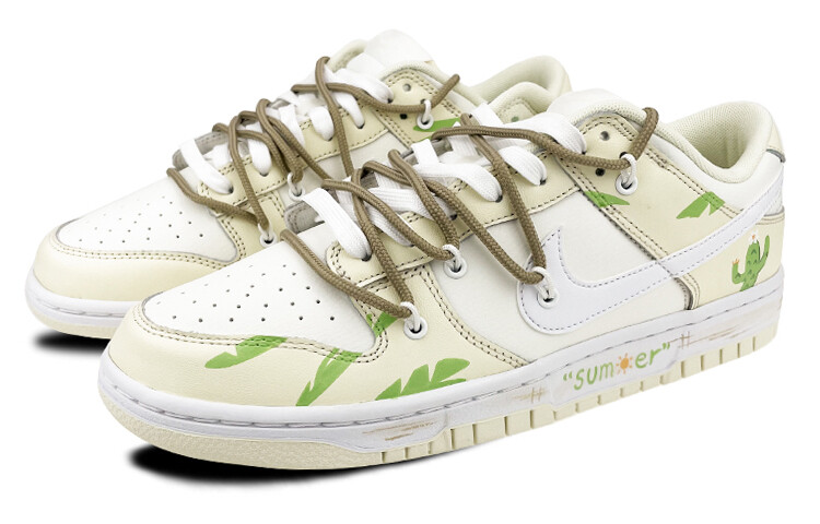 

Кроссовки Nike Dunk Skateboard Shoes Men Low-Top Beige/Yellow/Green