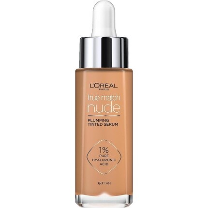 

L'Oreal Paris True Match Тональная основа-сыворотка с 1% гиалуроновой кислотой, 30 мл, оттенок 6-7 Тан L'Oréal Paris