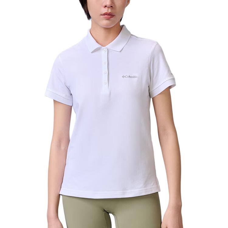 

Columbia LAKESIDE TRAIL однотонная пике Поло для женщин White