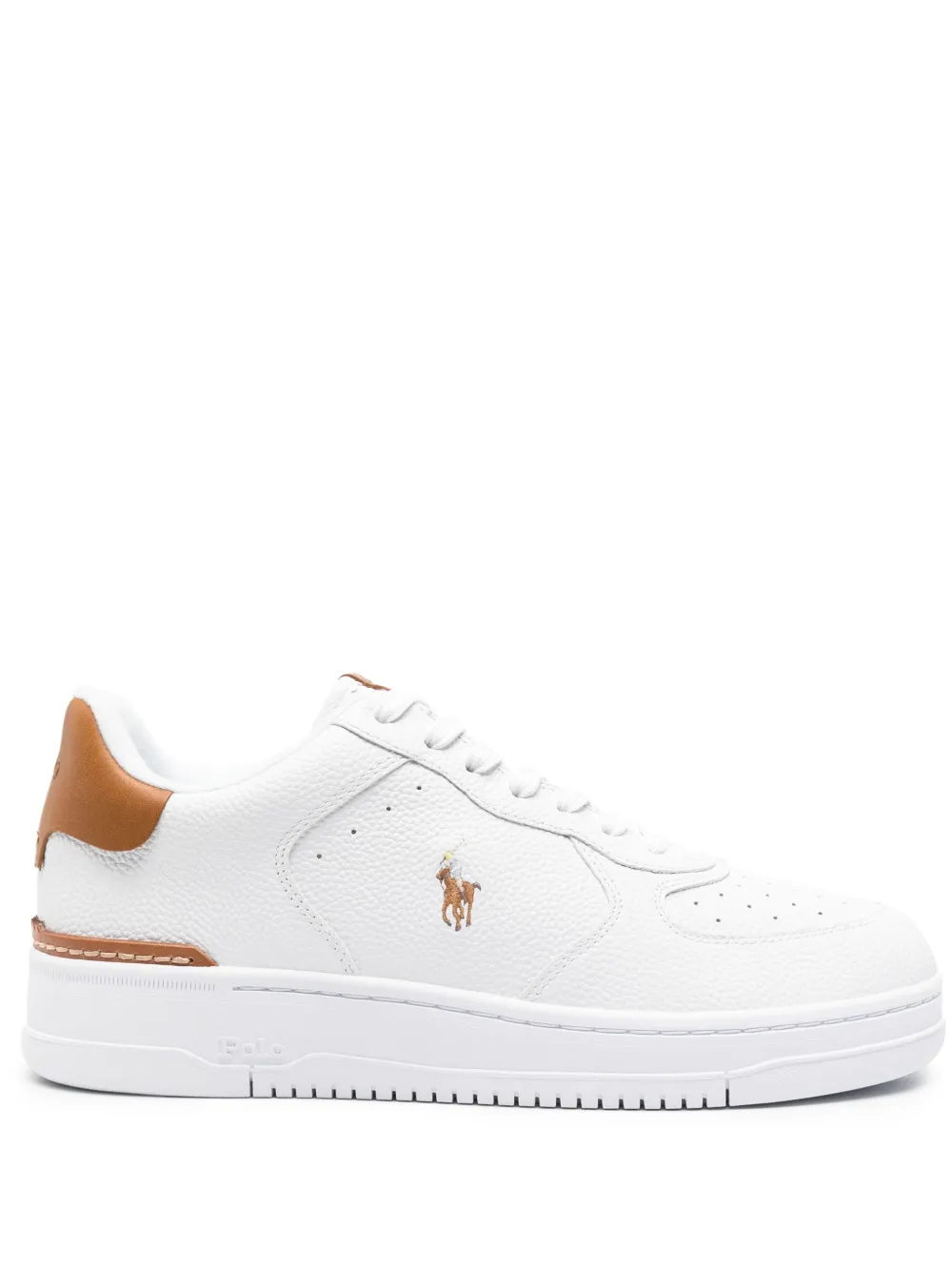 

Кроссовки с вышивкой Polo Pony POLO RALPH LAUREN, белый