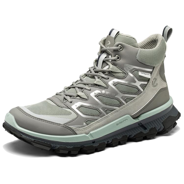 

Мужские высокие горные и туристические ботинки Walking 2.2 gray Ecco, серый